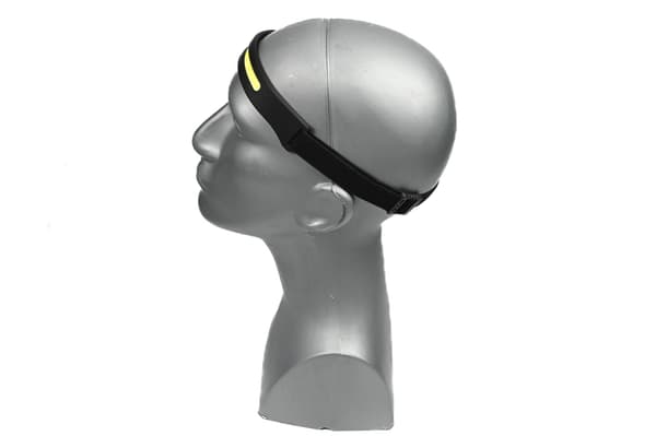 Hodelykt silikon 3 W LED + COB oppladbar + sensor