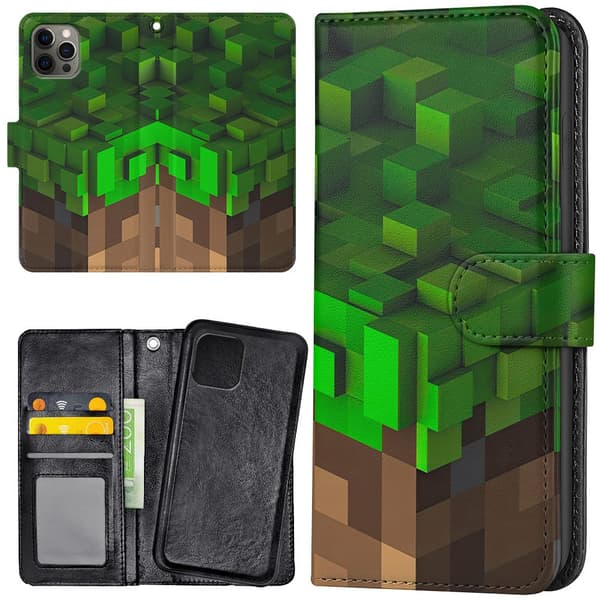 iPhone 11 Pro - Lommebok Deksel Minecraft