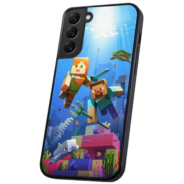 Samsung Galaxy S22 - Deksel/Mobildeksel Minecraft