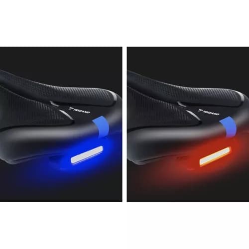 Sykkelsete med USB LED-lys – Sete for sykkel