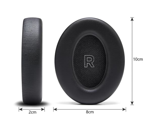 Øreputer til Bose QuietComfort Ultra 1 og 2 - Erstatningsputer - Black