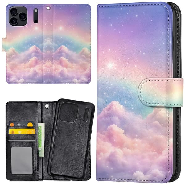 iPhone 17 Pro Max - Lompakkokotelo/Kuoret Rainbow Clouds