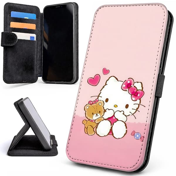 Lommebok Deksel / Mobildeksel til iPhone 7 / 8 / SE - Kitty