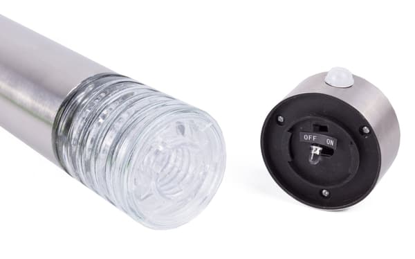 Hagelampe solcelle LED fakkel 28 cm + sensor