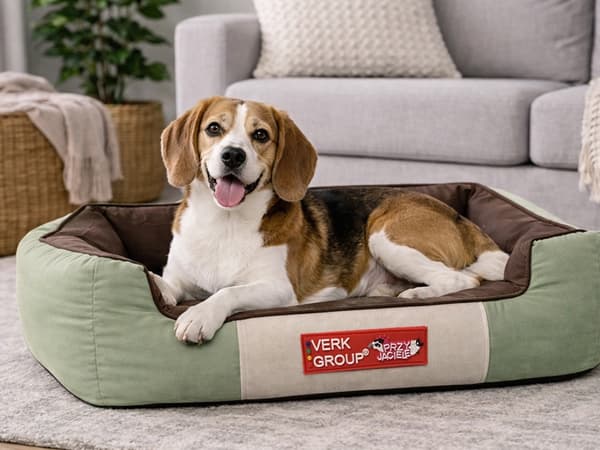 Hund- och kattbädd medium halkfri