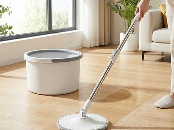 Moppisetti 360° ämpäri 2 mikrokuitua