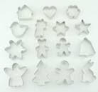 Pepperkakeformer julekaker 15 stk. Til baking