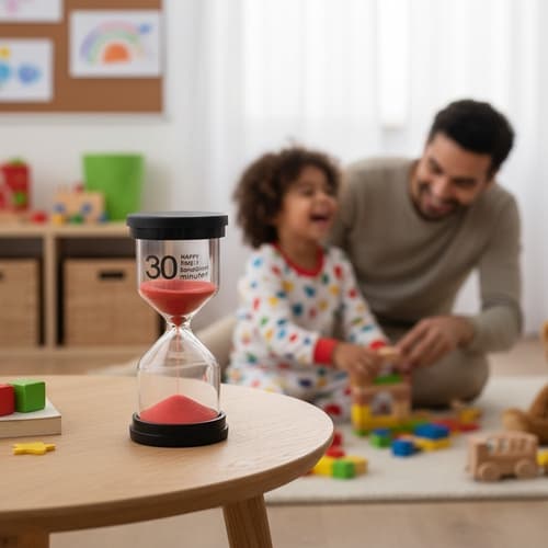 Timeglass sett - Leke for barn