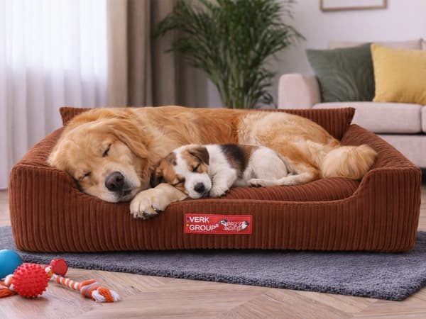 Hunde- og katteseng lille skridsikker