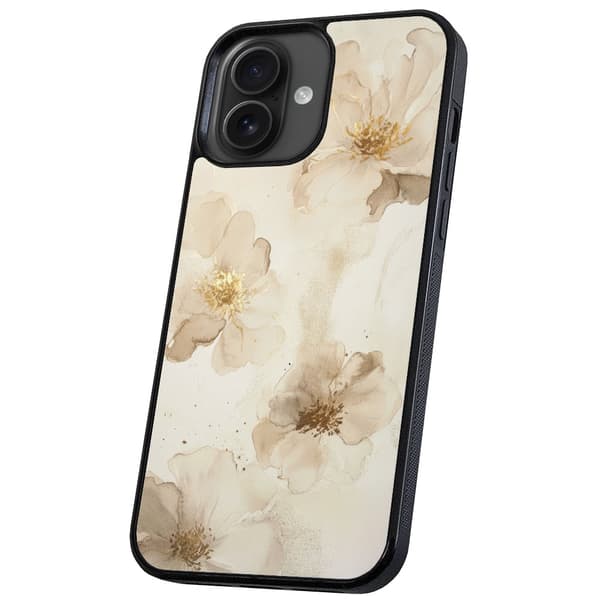 iPhone 16 Plus - Deksel/Mobildeksel Flowers