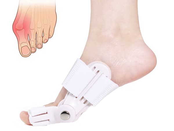 Tåstöd Hallux Valgus - 2-pack ortos med expander