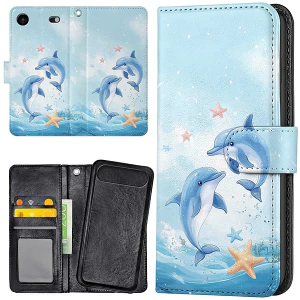 iPhone 17 Air - Lommebok Deksel Dolphins