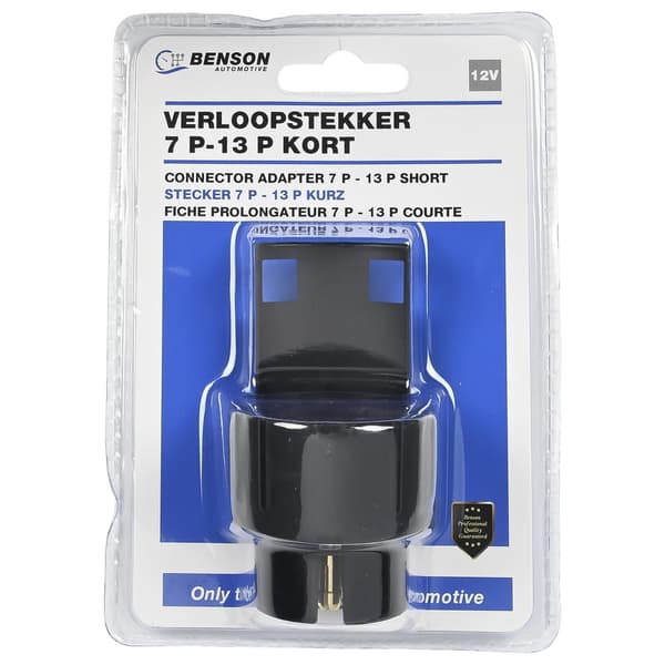 Adapter 7- til 13-polet kort