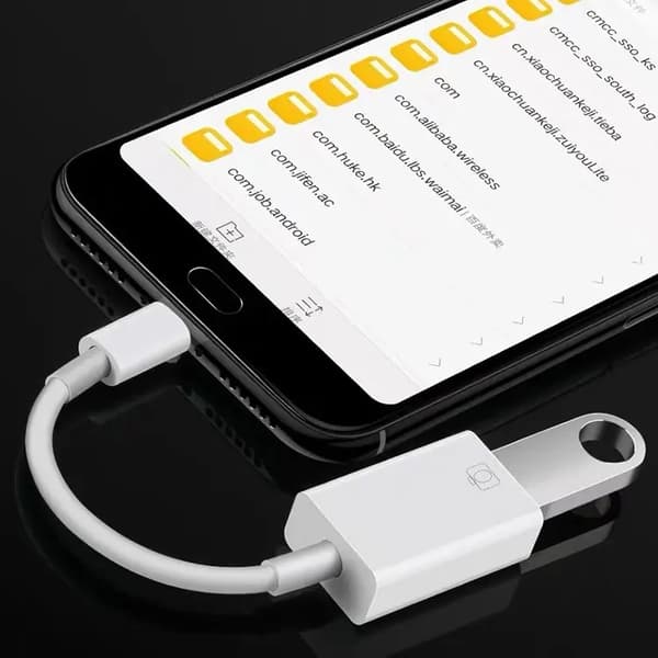 Lightning til USB-adapter kompatibel med iPhone/iPad – OTG
