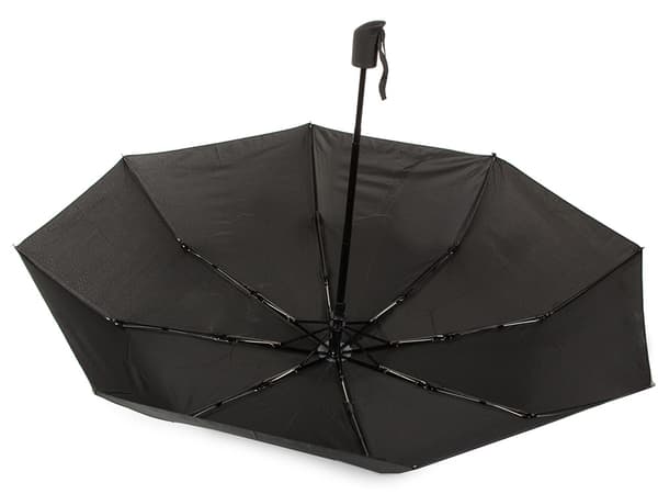 Paraply sammenklappeligt paraply automatisk sort unisex
