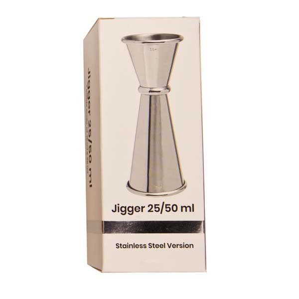 Nordicbar Jigger V-Form 25/50 ml Rustfrit Stål