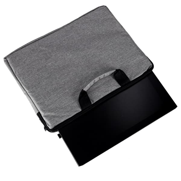 Laptopväska 15.6" axelrem grå