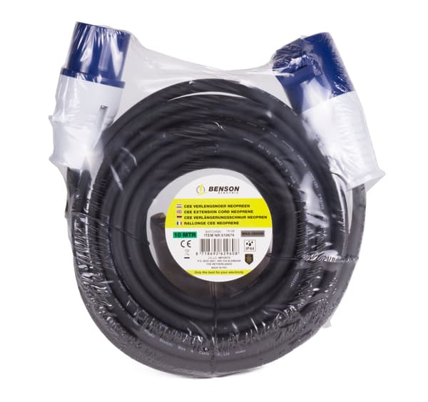 CEE-förlängningskabel neopren IP44 10 m