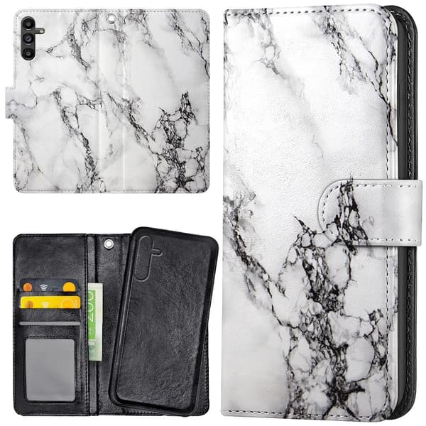 Samsung Galaxy S26 - Lommebok Deksel Marmor