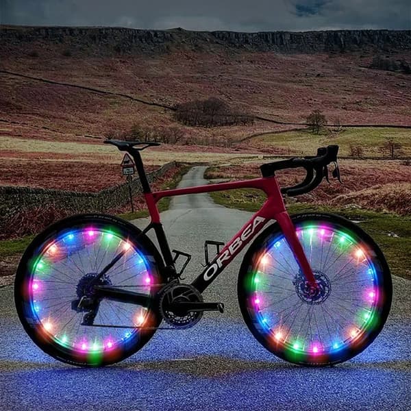 LED Egerbelysning med 20 LED til Cykel – 2,2 m - 4-Pack