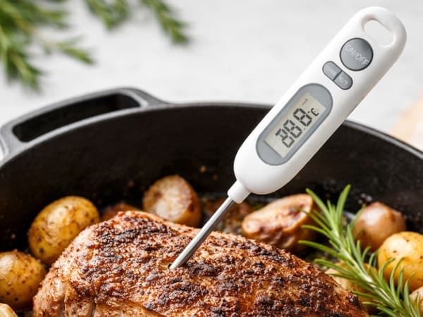 Digital kökstermometer med sond LCD