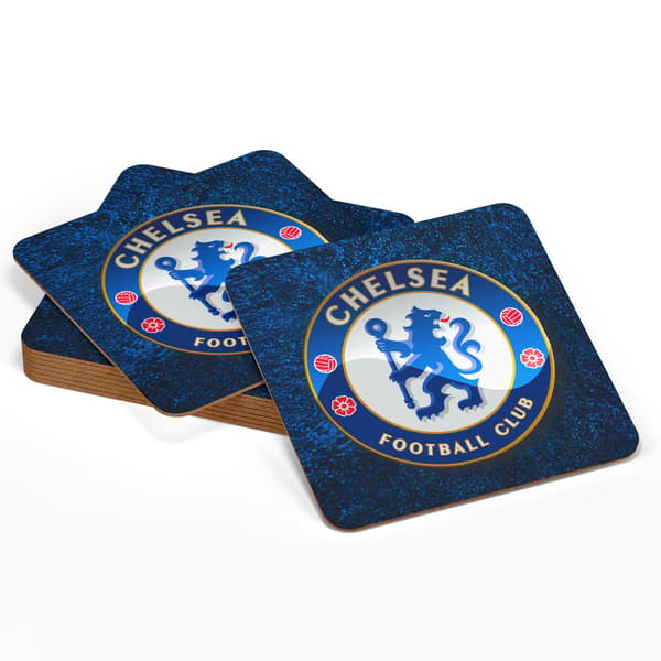 4-Pack - Glasunderlägg Chelsea - Underlägg till Glas