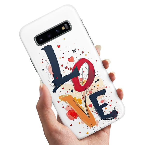 Deksel / Mobildeksel til Samsung Galaxy S10 Plus - Love