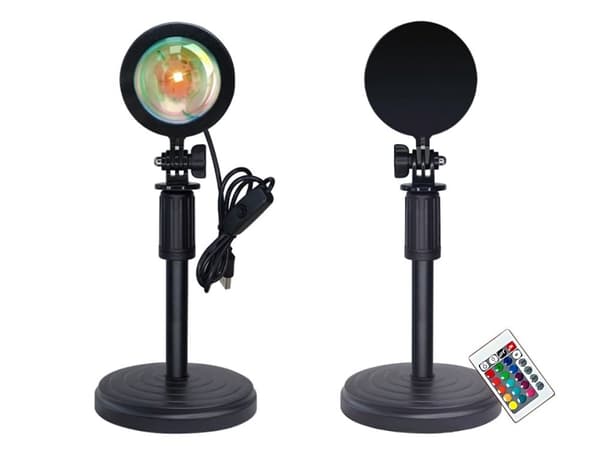 Solnedgangslampe LED - RGB med fjernkontroll