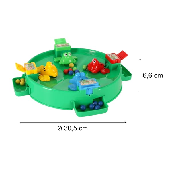 Hoppande Grodor Spel - 4 spelare - Green