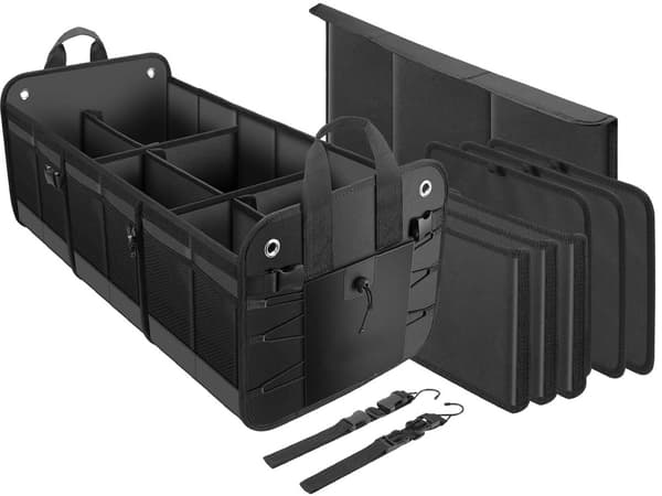 Bagageorganisator bil foldbar med stropper