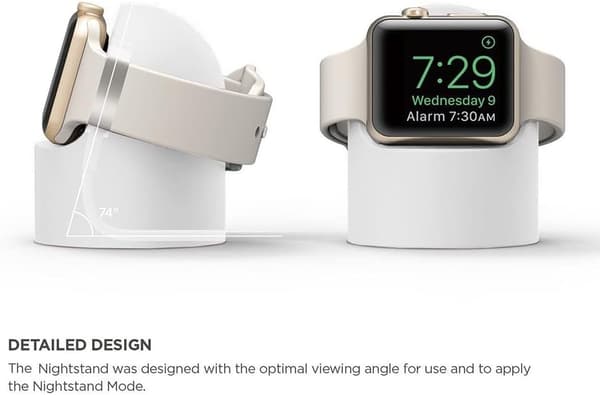 Apple Watch Ladestasjon - Holder i silikon - 1-Pack