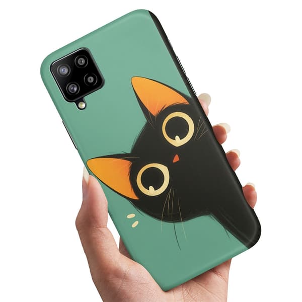 Deksel / Mobildeksel til Samsung Galaxy A12 - Cat