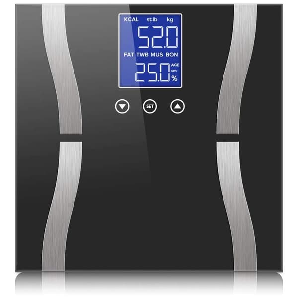 180 kg analytisk LCD-badevekt