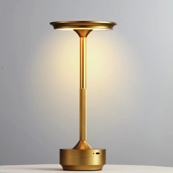 Bordlampe Trådløs - LED-lys - 1-Pack Guld