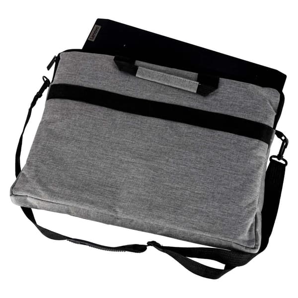 Laptopväska 15.6" axelrem grå