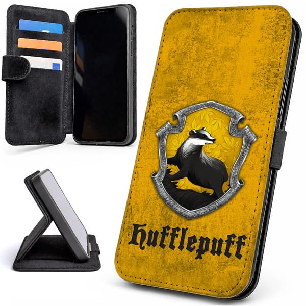Lommebok Deksel / Mobildeksel til iPhone 17 Pro Max - Harry Potter Hufflepuff