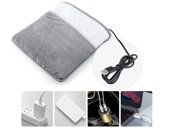 Varmepude USB til fødder og krop