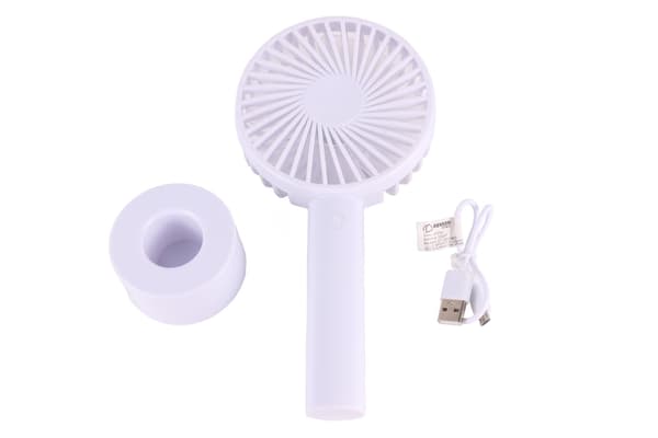 Håndvifte med holder, oppladbar