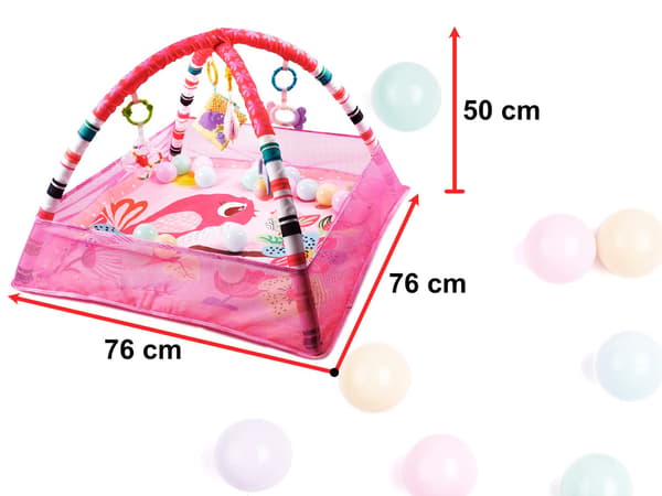 Lekhage med bollar rosa