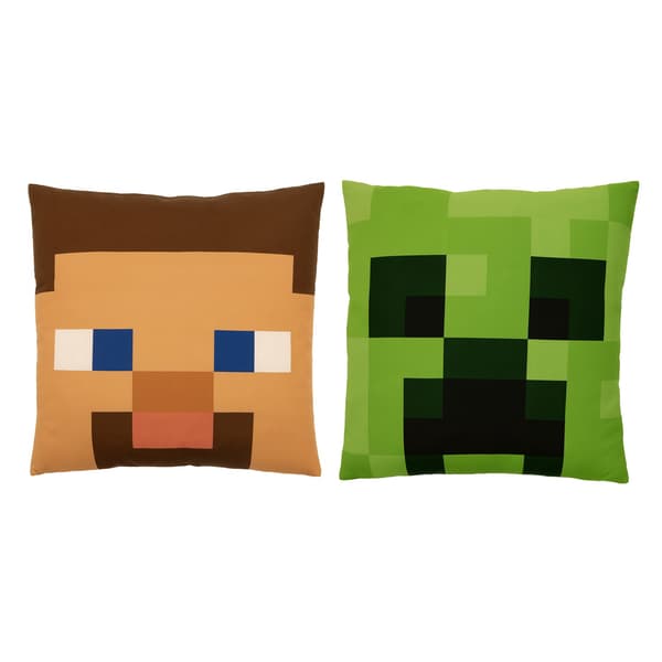 Minecraft Tyyny Steve & Creeperillä - 40x40 cm