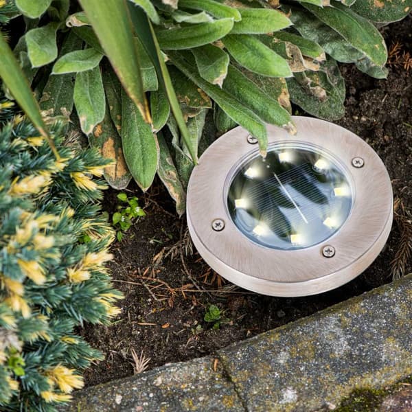 Trädgårdsbelysning LED - Solcell - 4 st - Varmvit