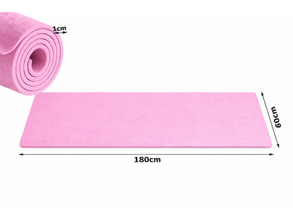 Yogamåtte 180 cm tyk
