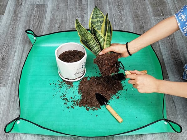 Plantematte stor - For omplanting av blomster