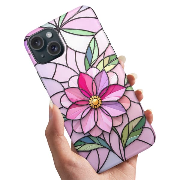 Deksel / Mobildeksel til iPhone 13 - Glass Flower