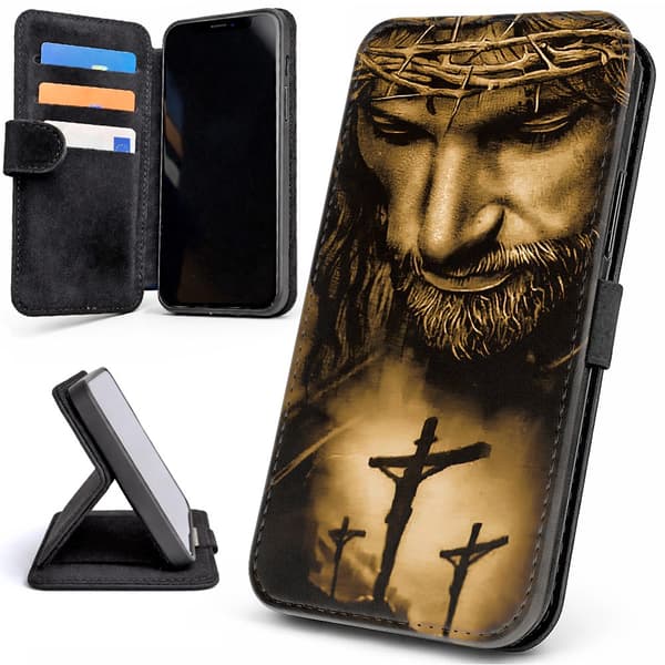 Lommebok Deksel / Mobildeksel til iPhone 17 Pro - Jesus