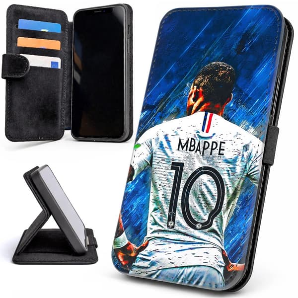 Lommebok Deksel / Mobildeksel til iPhone 15 - Mbappe