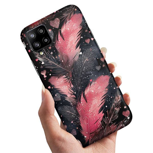 Deksel / Mobildeksel til Samsung Galaxy A42 5G - Feathers