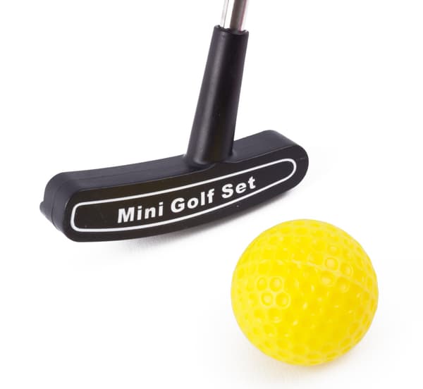 Golfsetti putteri + 4 palloa