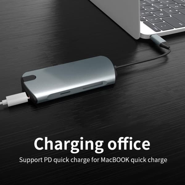 USB-C / Thunderbolt 3 - USB 3.0-Hub - Macbook HDMI & Kortleser