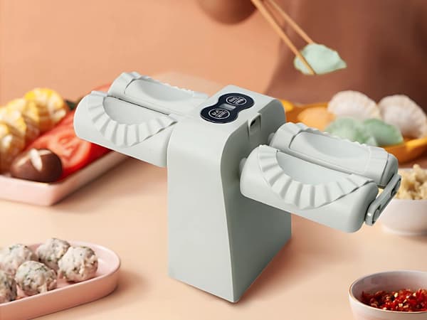 Dobbel dumplingmaskin - Automatisk 2-i-1